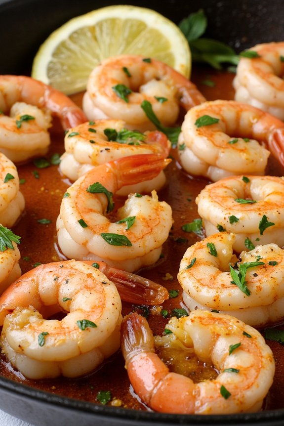 lemon herb shrimp skillet