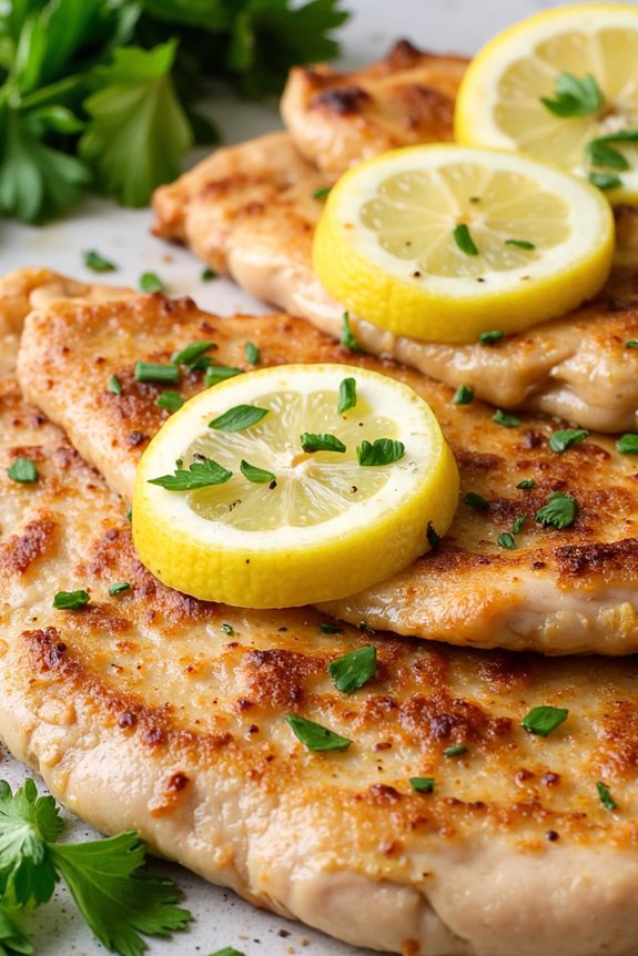 lemon herb turkey cutlets