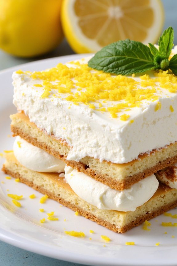 lemon infused creamy dessert delight