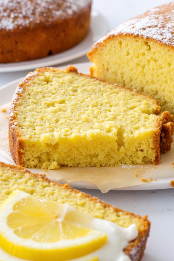 lemon infused olive oil cake