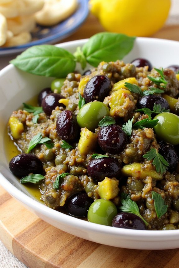 lemon infused olive spread recipe