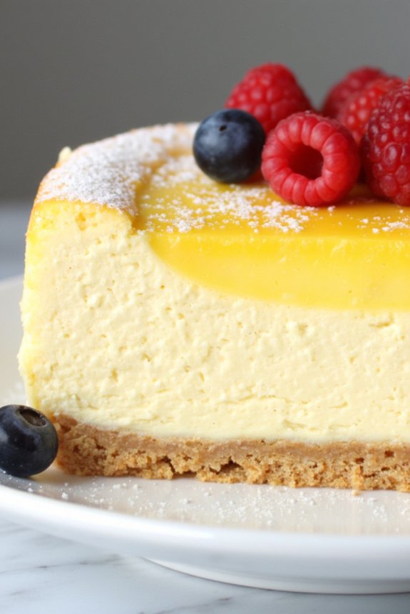 lemon ricotta cheesecake delight