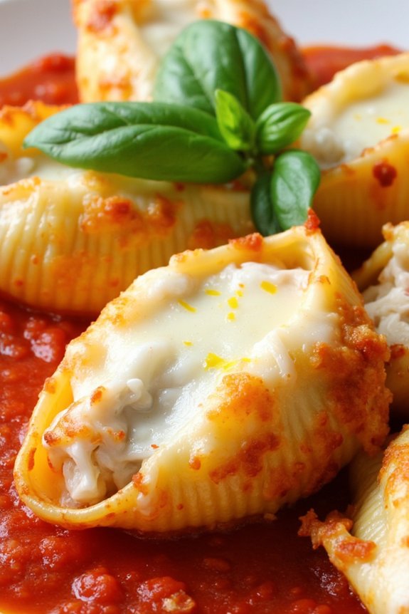 lemon ricotta stuffed shells