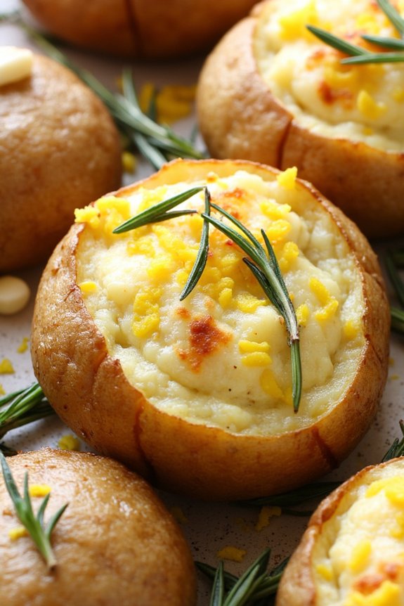 lemon rosemary baked potatoes