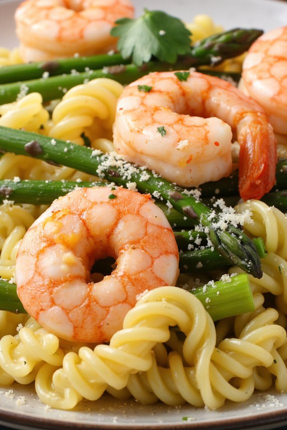 lemon shrimp pasta delight