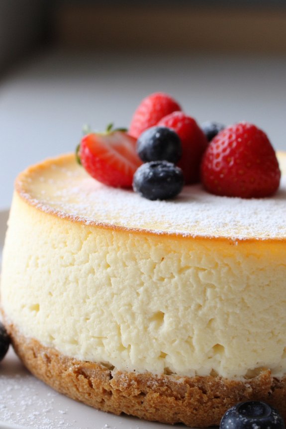 light and airy cheesecake delight