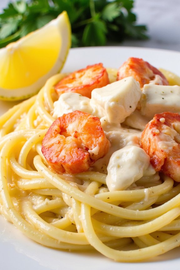 lobster alfredo linguine recipe