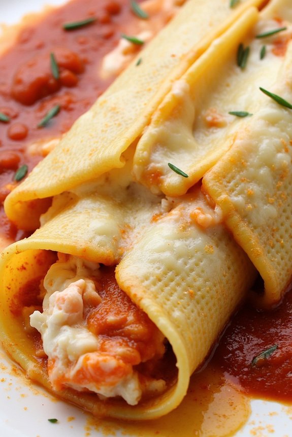 lobster cheese stuffed pasta