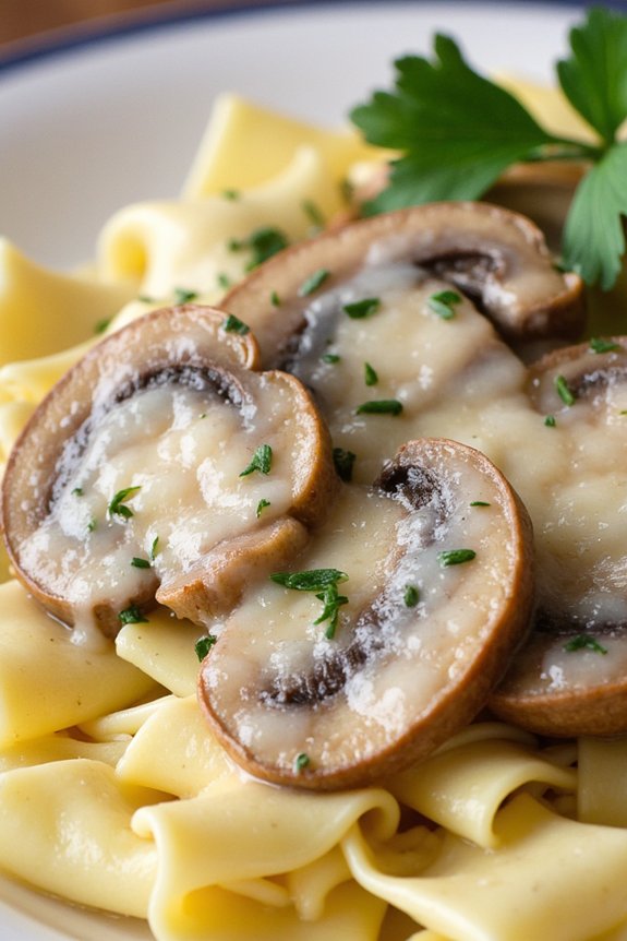 luxurious white wine sauce