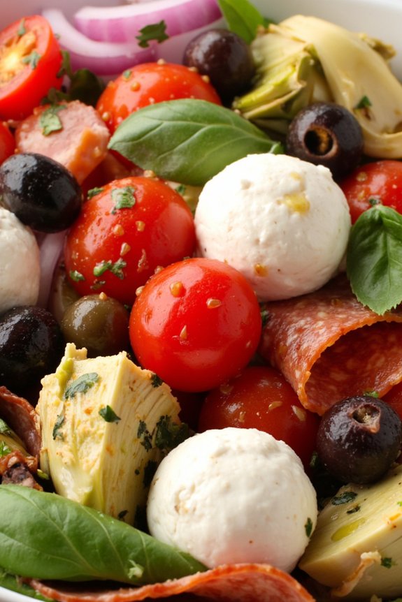 make ahead antipasto salad delight