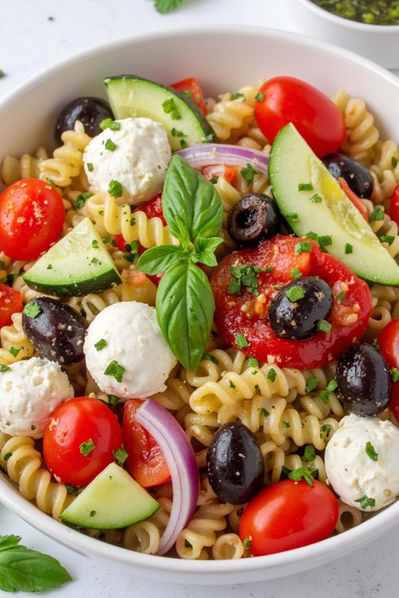 mediterranean pasta salad recipe