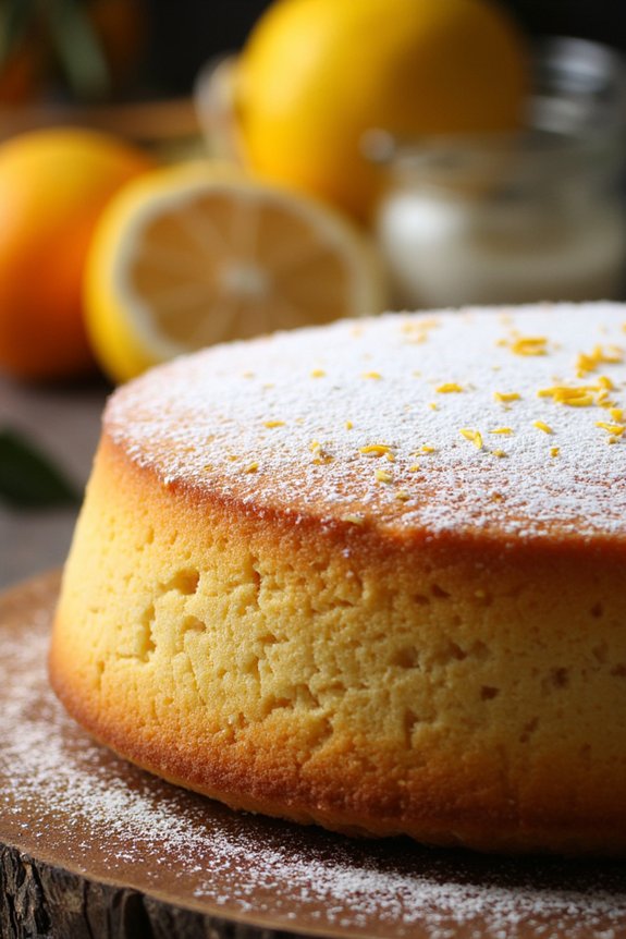 moist citrus olive oil cake
