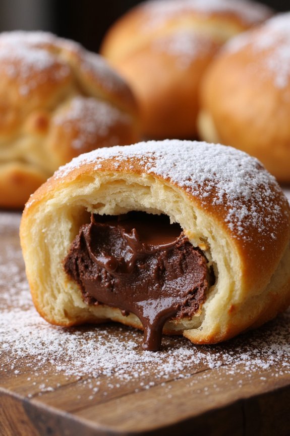 nutella stuffed italian pastry delight