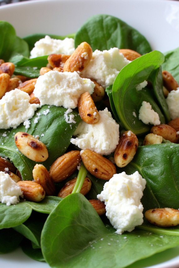 nutritious spinach salad recipe