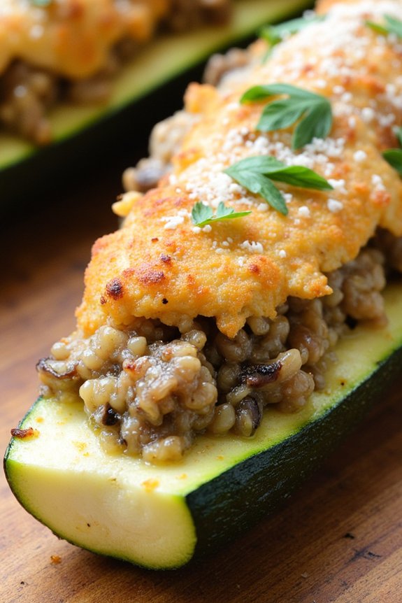 nutritious stuffed zucchini recipe