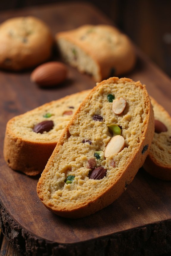 nutty biscotti holiday treat