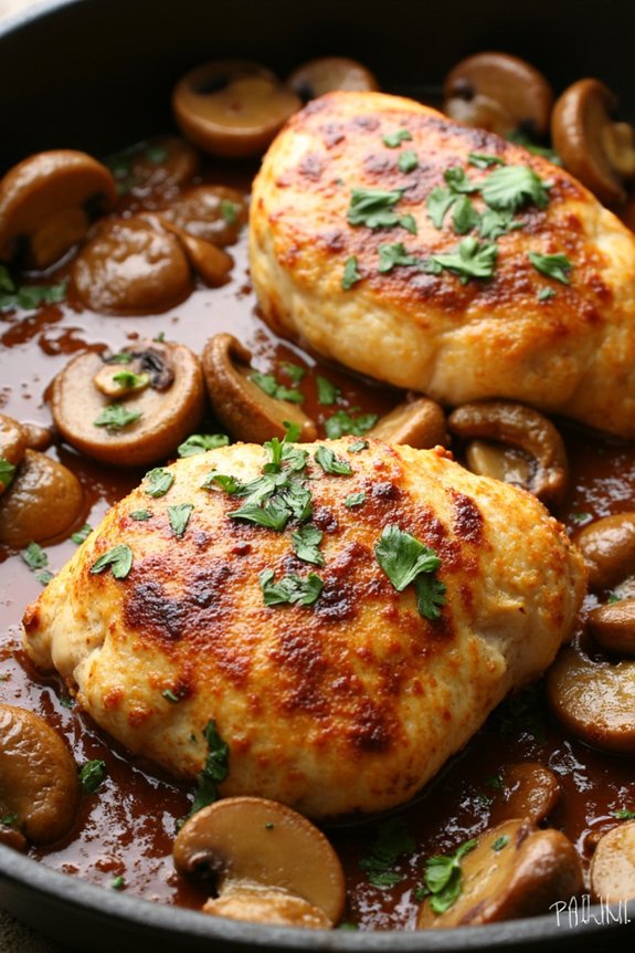 one pan chicken marsala delight