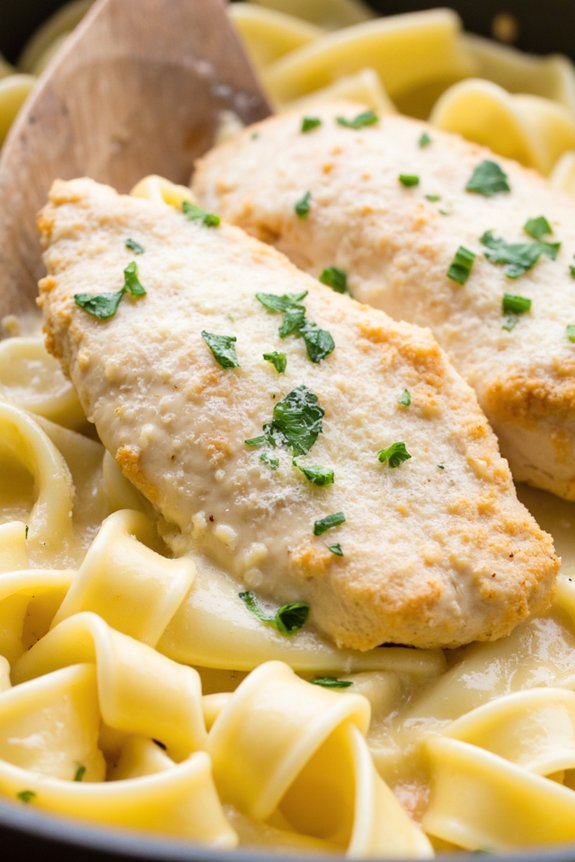 one pot chicken alfredo recipe