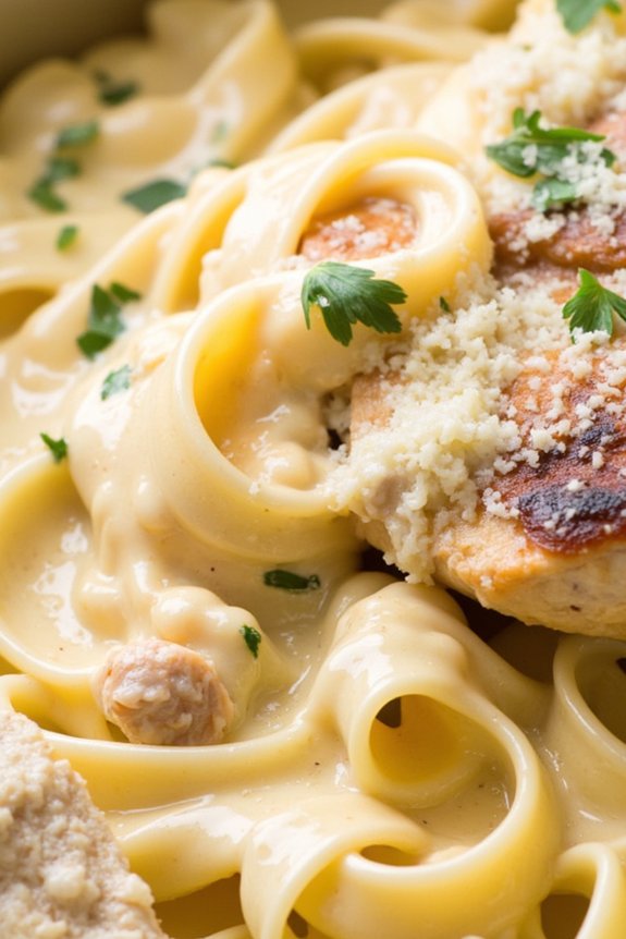 one pot chicken alfredo recipe