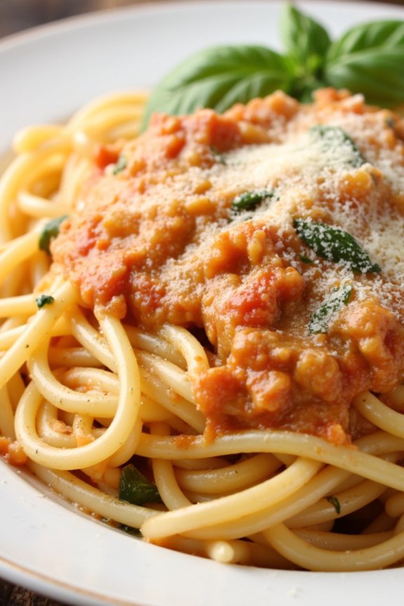 one pot creamy tomato pasta