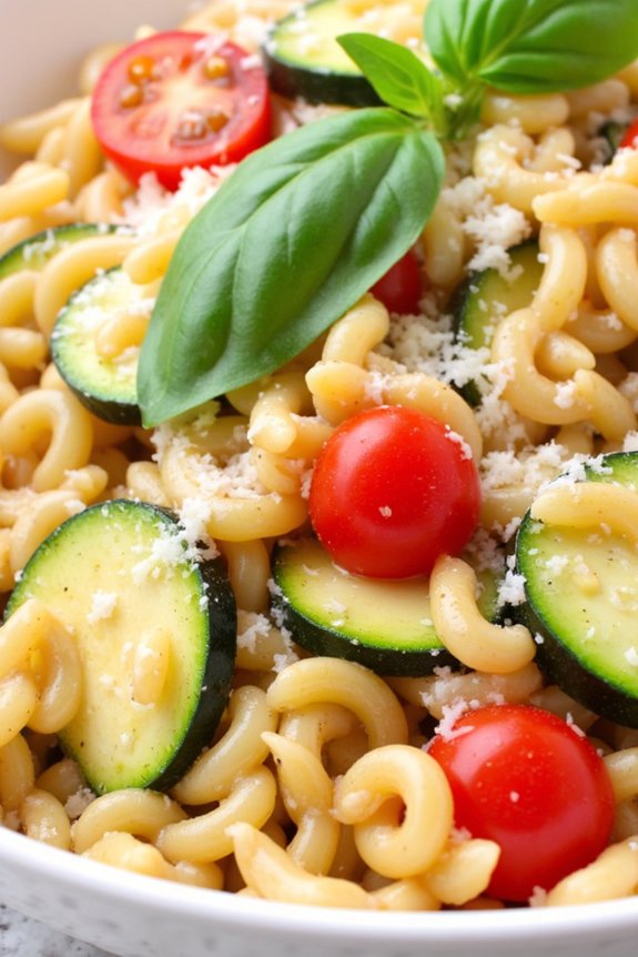 one pot zucchini tomato orzo