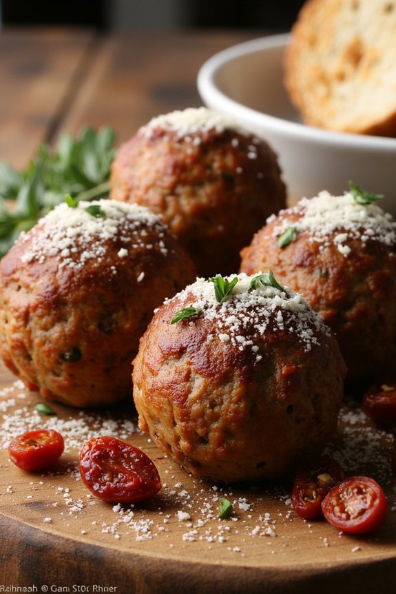 oregano infused meatballs recipe