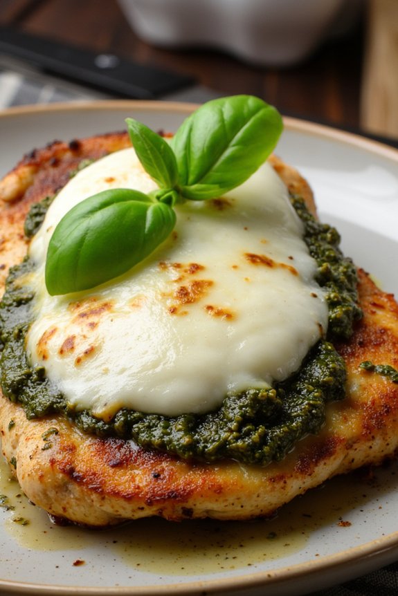 pesto mozzarella chicken delight