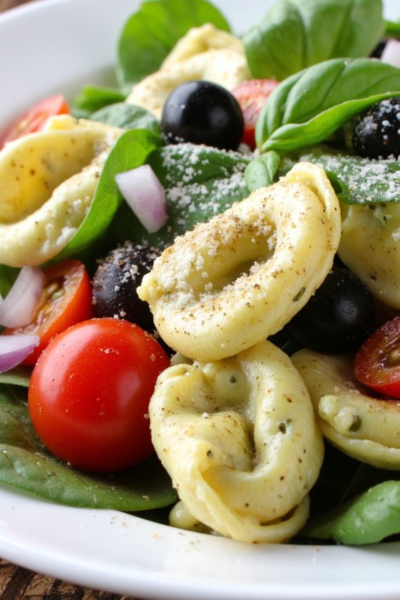 pesto tortellini salad delight