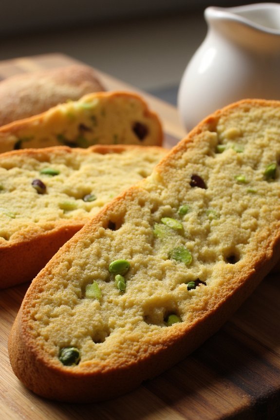 pistachio biscotti baking recipe