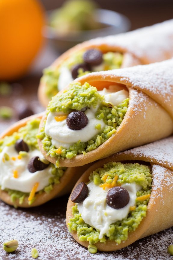 pistachio cannoli dessert recipe