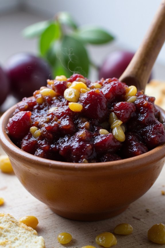 plum ginger chutney recipe