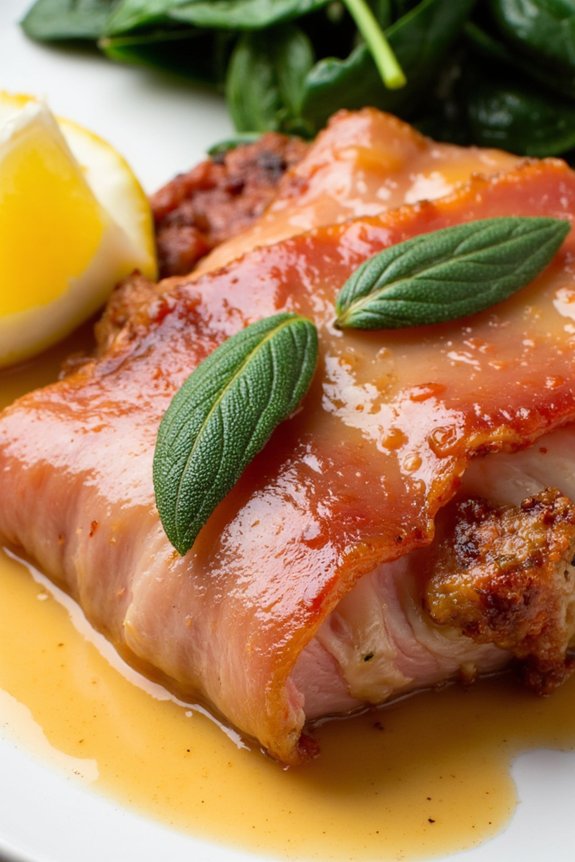 pork cutlets with prosciutto