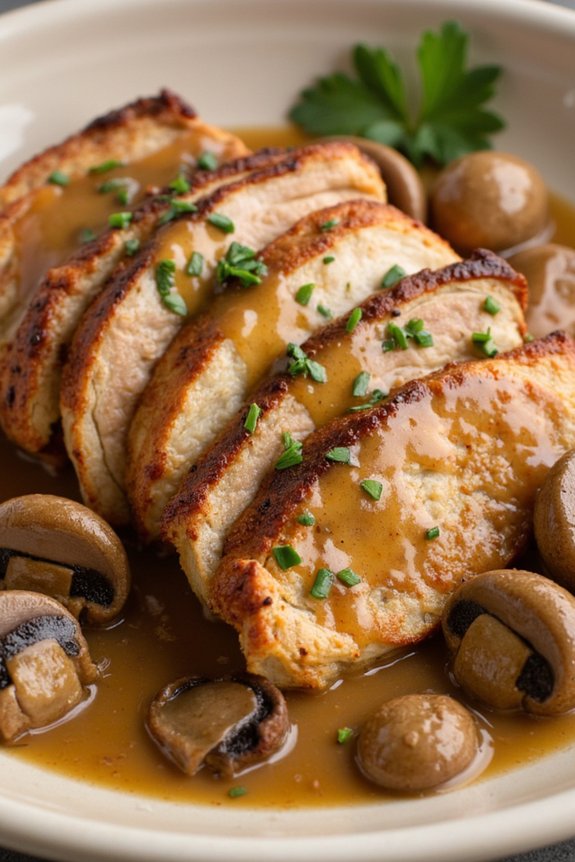 pork loin with marsala sauce