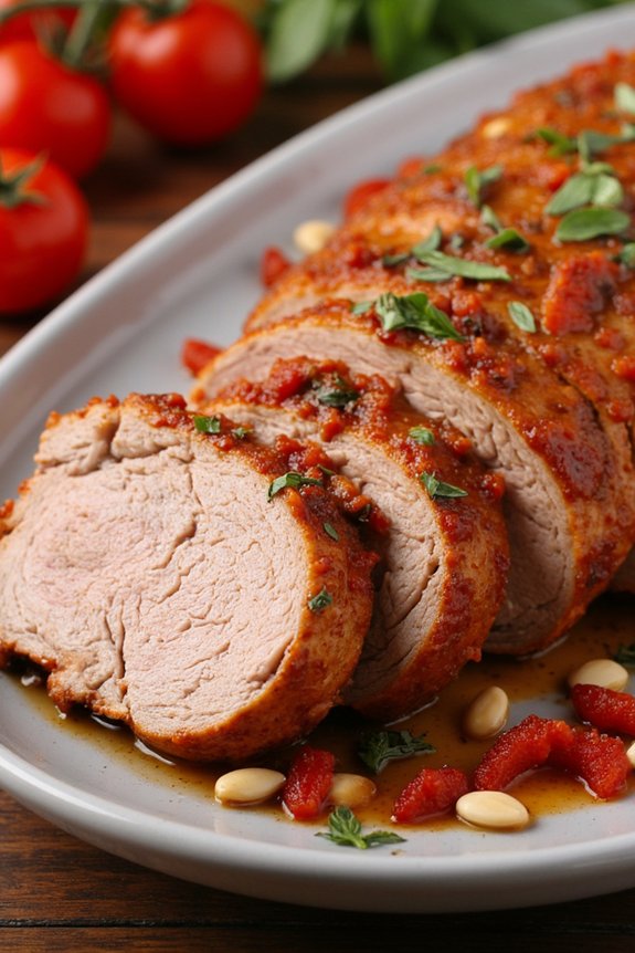 pork tenderloin with pesto