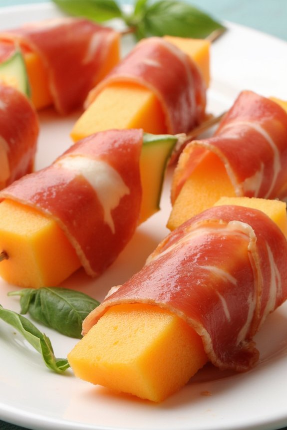 prosciutto melon skewers recipe