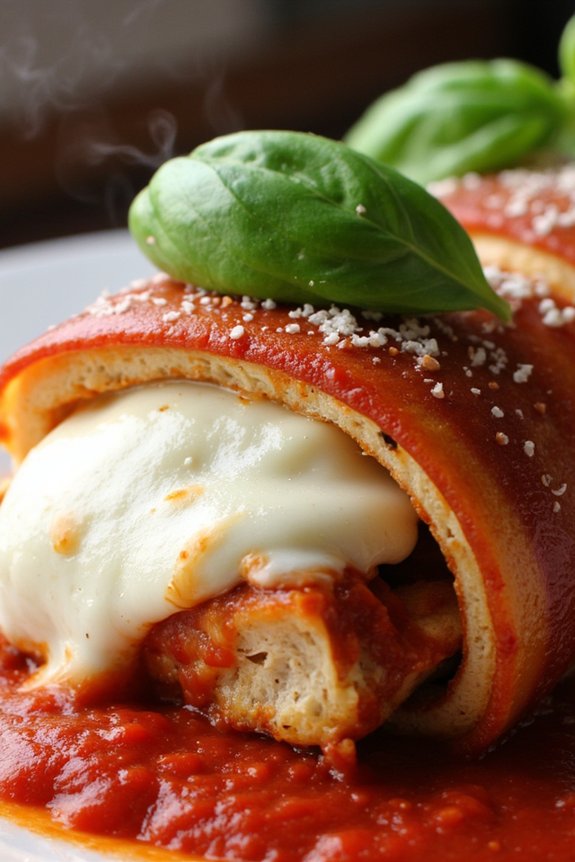 prosciutto wrapped chicken delight