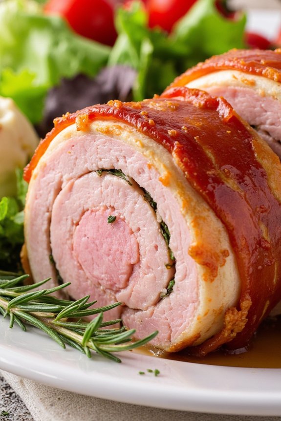 prosciutto wrapped gourmet pork tenderloin