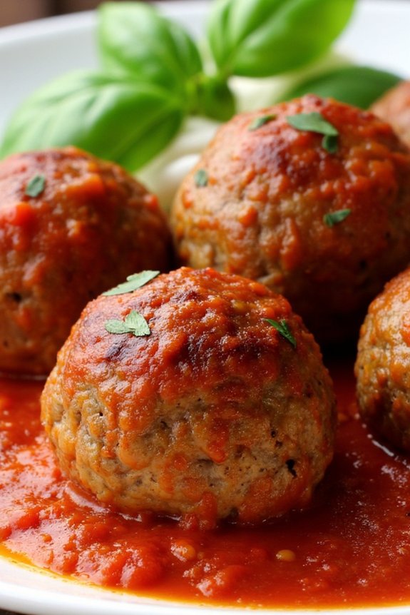 protein rich italian meatballs recipe
