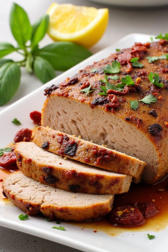 puglian pork with sun dried tomatoes