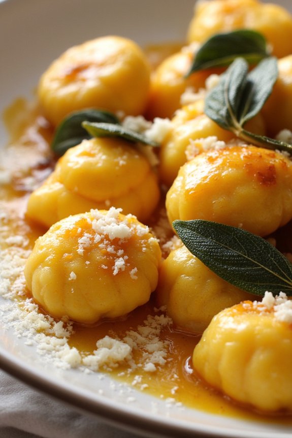 pumpkin gnocchi with sage