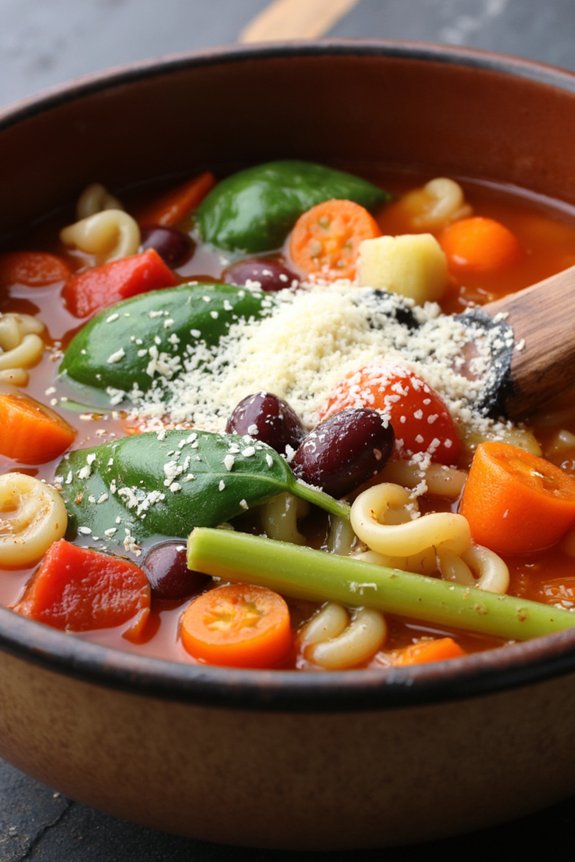 quick and hearty minestrone
