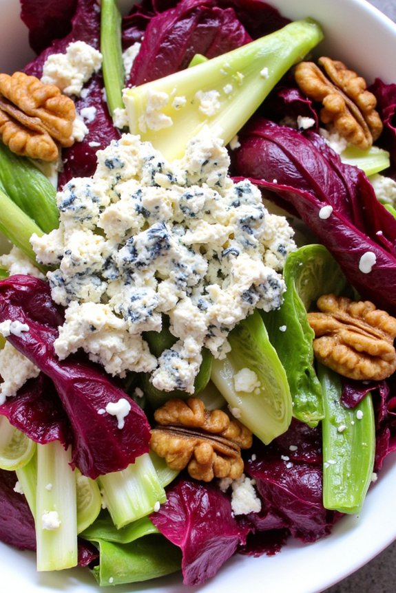 radicchio endive gorgonzola salad