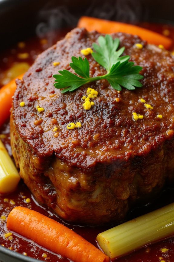 red wine braised veal shanks