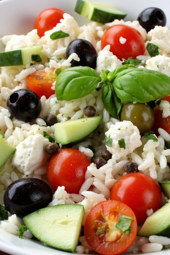 refreshing italian rice salad
