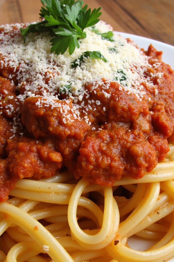 rich and comforting veal bolognese