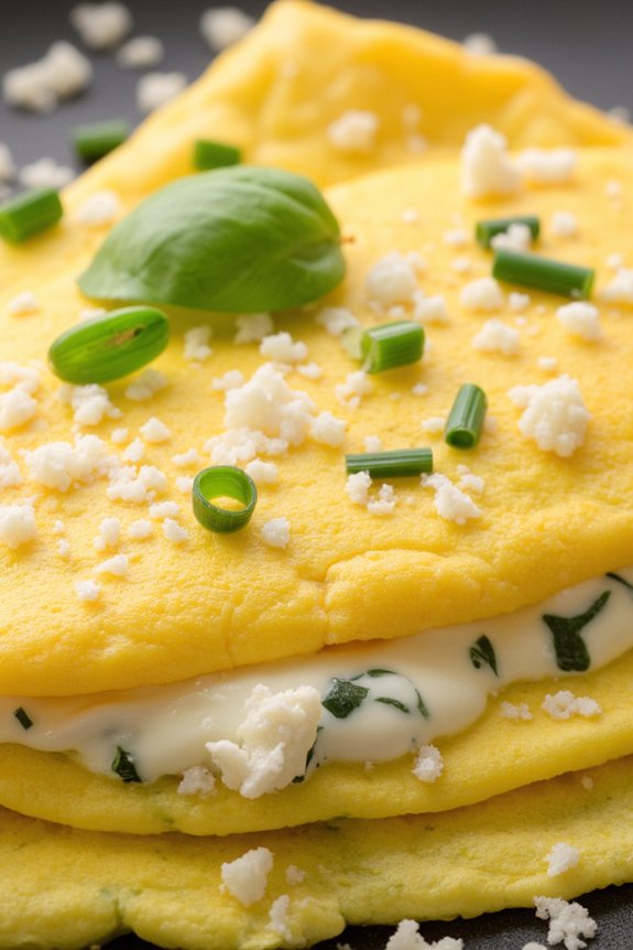 ricotta herb omelette recipe