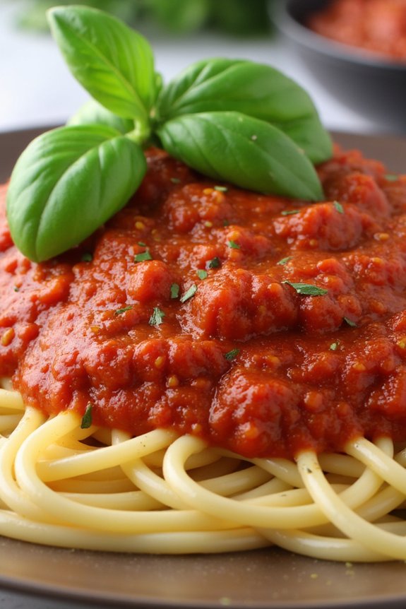 roasted garlic tomato sauce