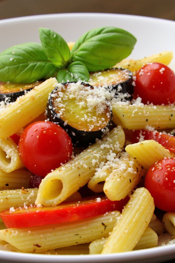 roasted vegetable pasta salad