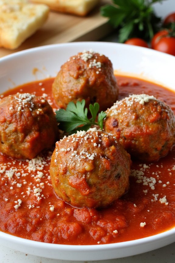 roman meatballs with pecorino