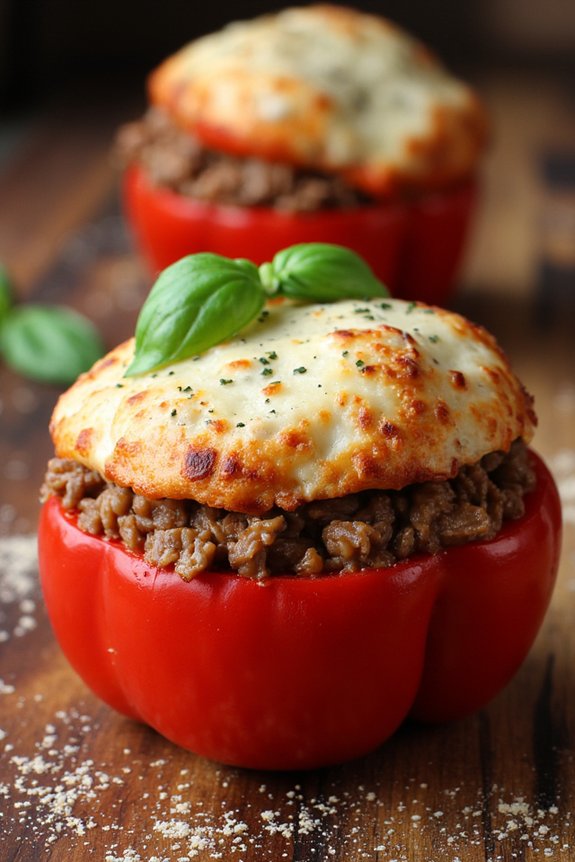 rustic italian stuffed peppers